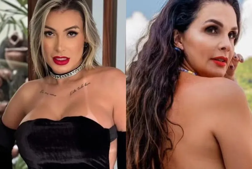 Andressa Urach e Luiza Ambiel