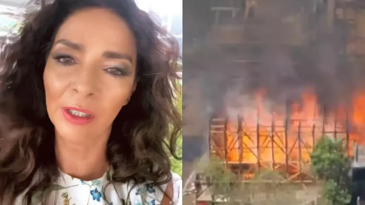 Claudia Ohana falou sobre incêndio na Globo