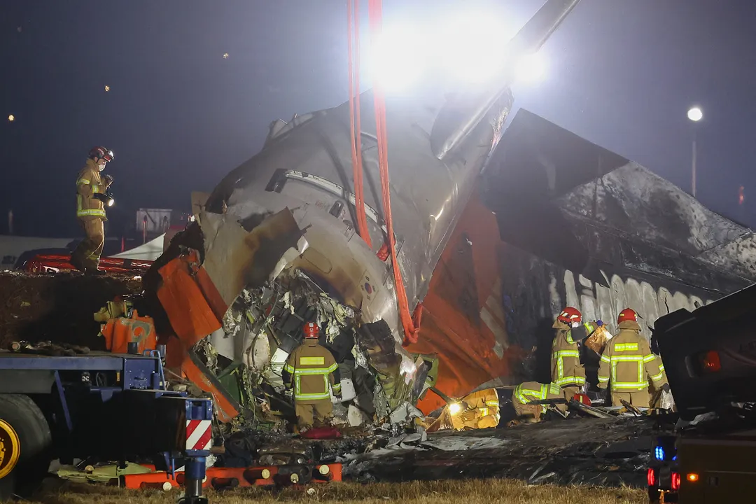 Imagem ilustrativa da imagem Autoridades confirmam 179 mortos na queda do avião na Coreia do Sul