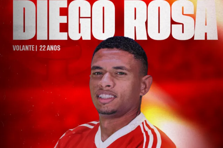 Diego Rosa assinou com o Internacional até o final de 2025