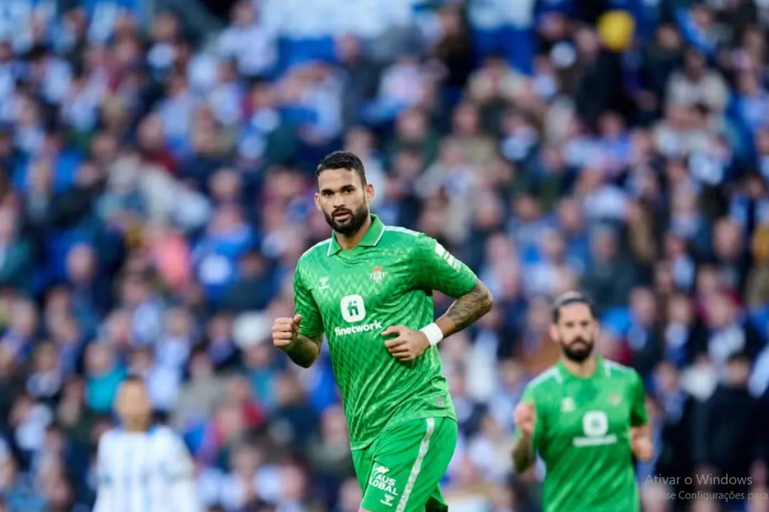 Willian José durante partida pelo Real Betis