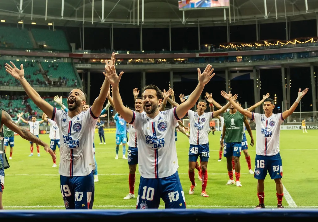 Bahia bateu o The Strongest na Fonte Nova e avançou na Libertadores