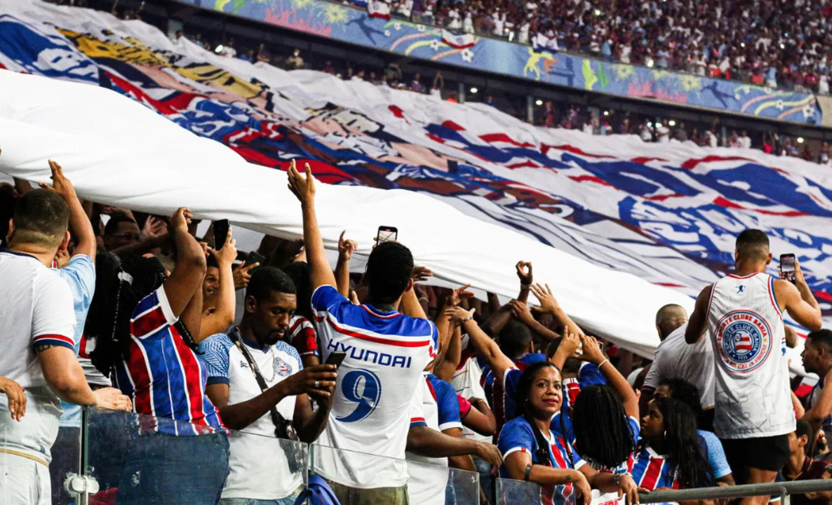 Torcida do Bahia na Arena Fonte Nova