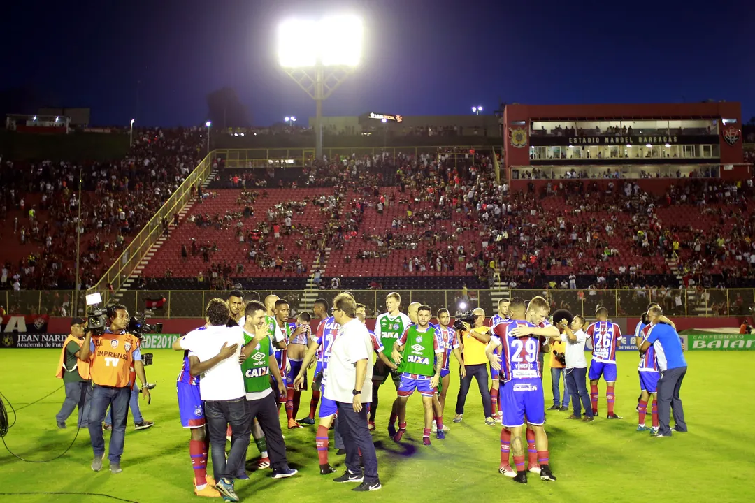 Bahia foi campeão baiano no Barradão, em 2018