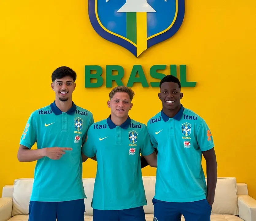 Arthur Jampa, Dell e Ruan Pablo vão defender a seleção brasileira Sub-17