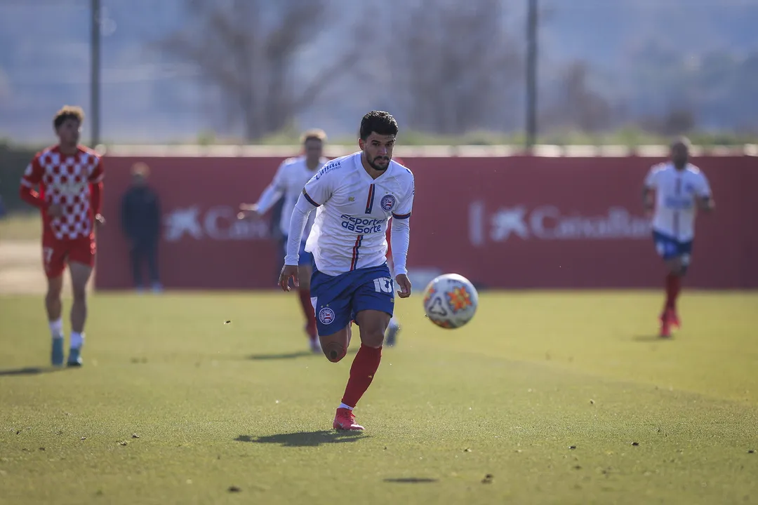 Bahia em jogo-treino durante pré-temporada