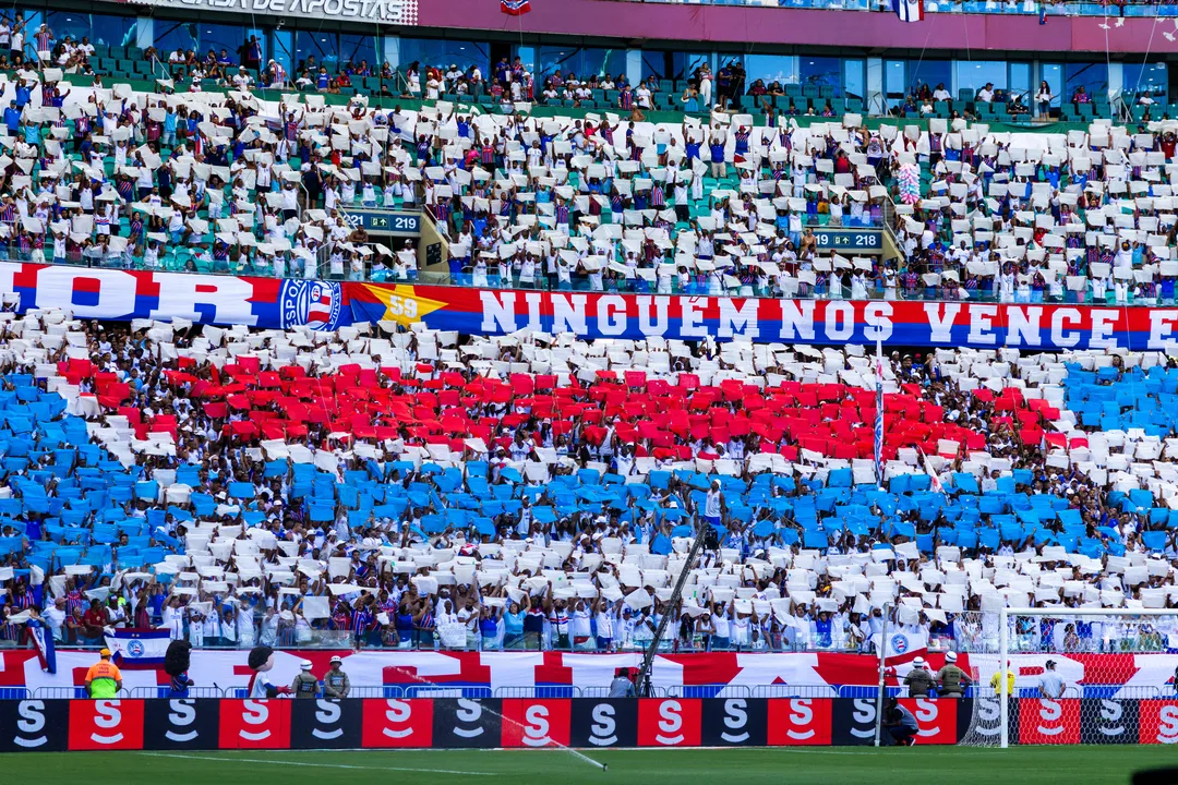 Fiel torcida do Bahia promete lotar a Arena Fonte Nova para jogo contra o The Strongest pela Libertadores