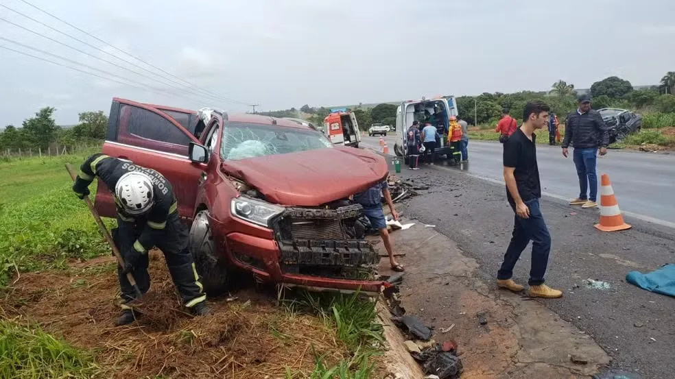 O acidente ocorreu em um trecho da BR-020