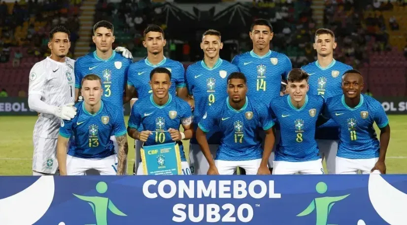 Imagem ilustrativa da imagem Brasil vence Colômbia no Sul-Americano Sub20