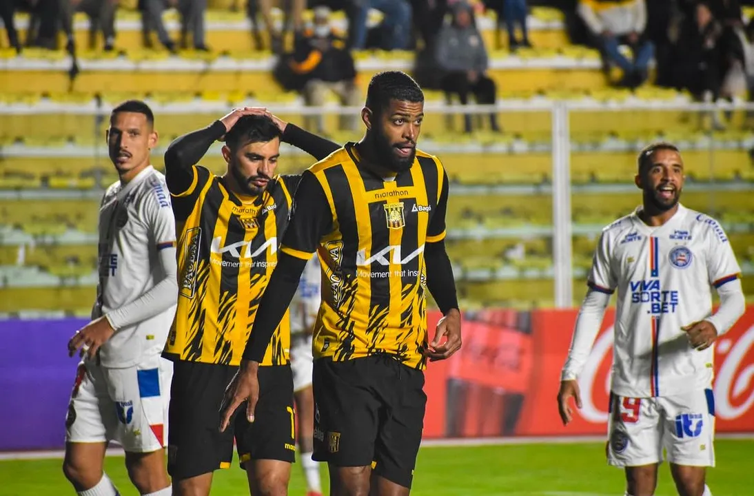 Felipe Castro em partida da Libertadores