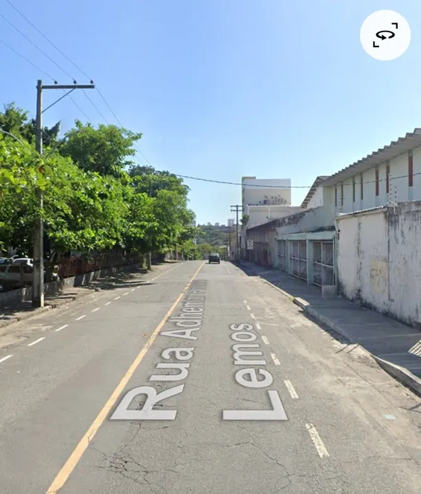 Rua onde área será desapropriada