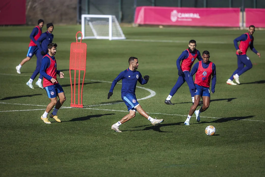 Caio Alexandre durante pré-temporada em Girona, na Espanha.