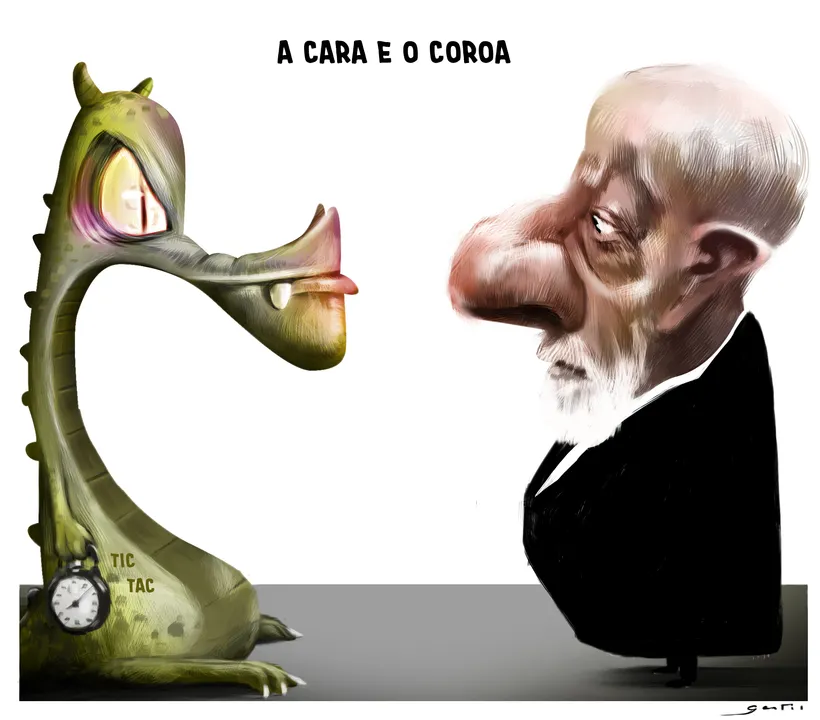 Imagem ilustrativa da imagem Charge do dia 28/01/2025