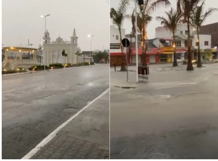 Chuva causa alagamentos em Conceição do Coité