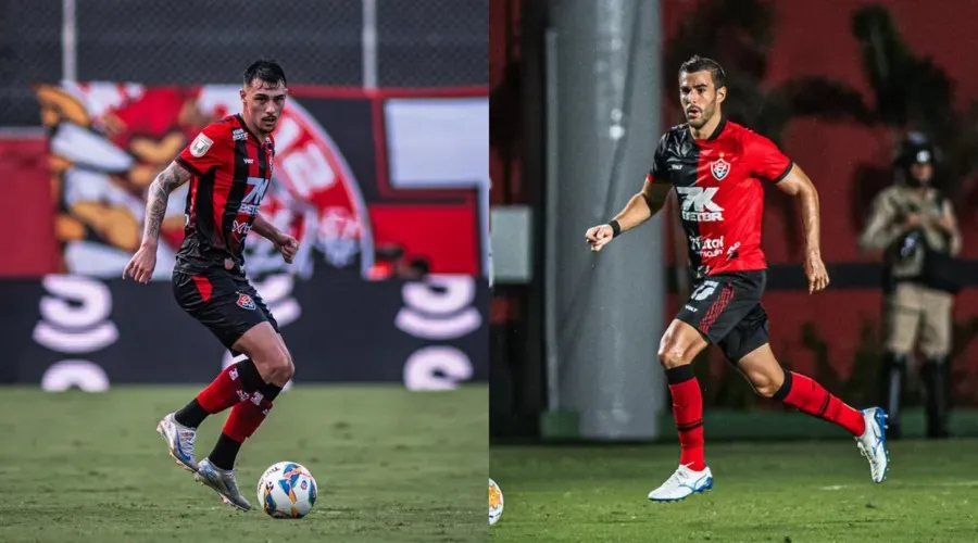 Claudinho e Raúl Cáceres