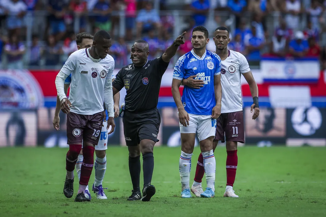 Bahia enfrentou a Jacuipense no primeiro jogo das semifinais no sábado passado, 1, na Arena Fonte Nova