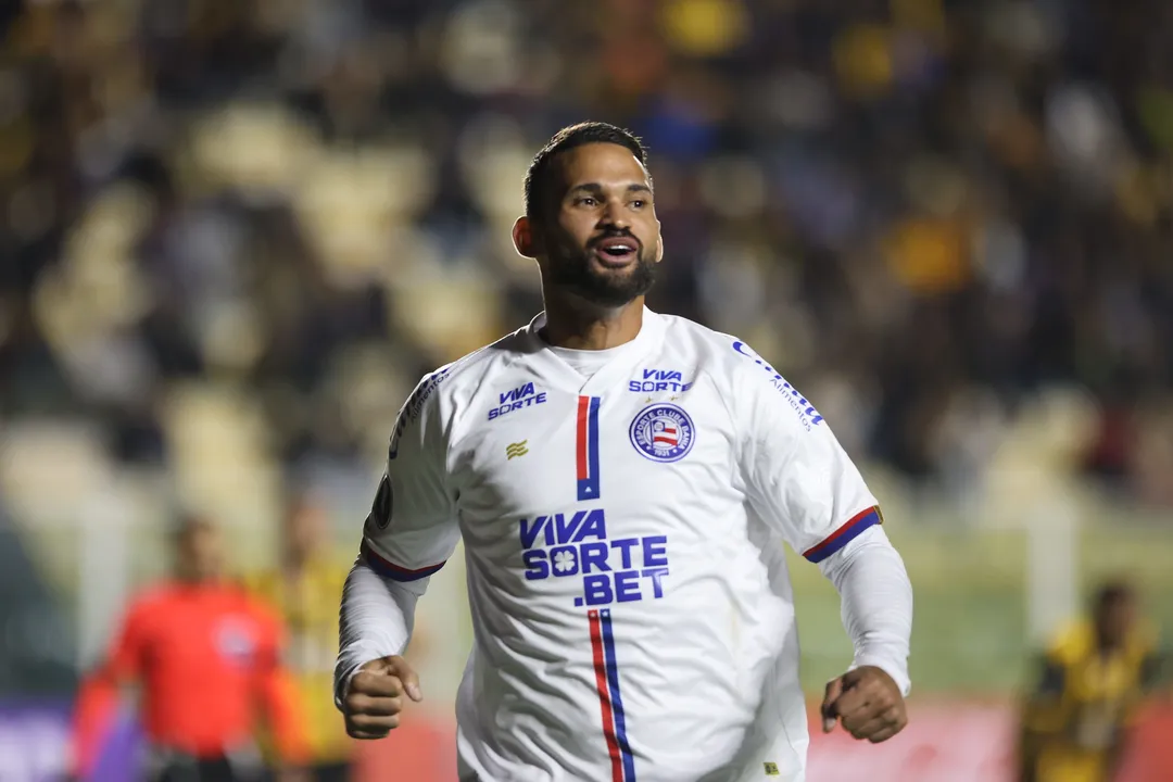 Willian José marcou o gol do empate do Bahia nesta terça-feira, 18