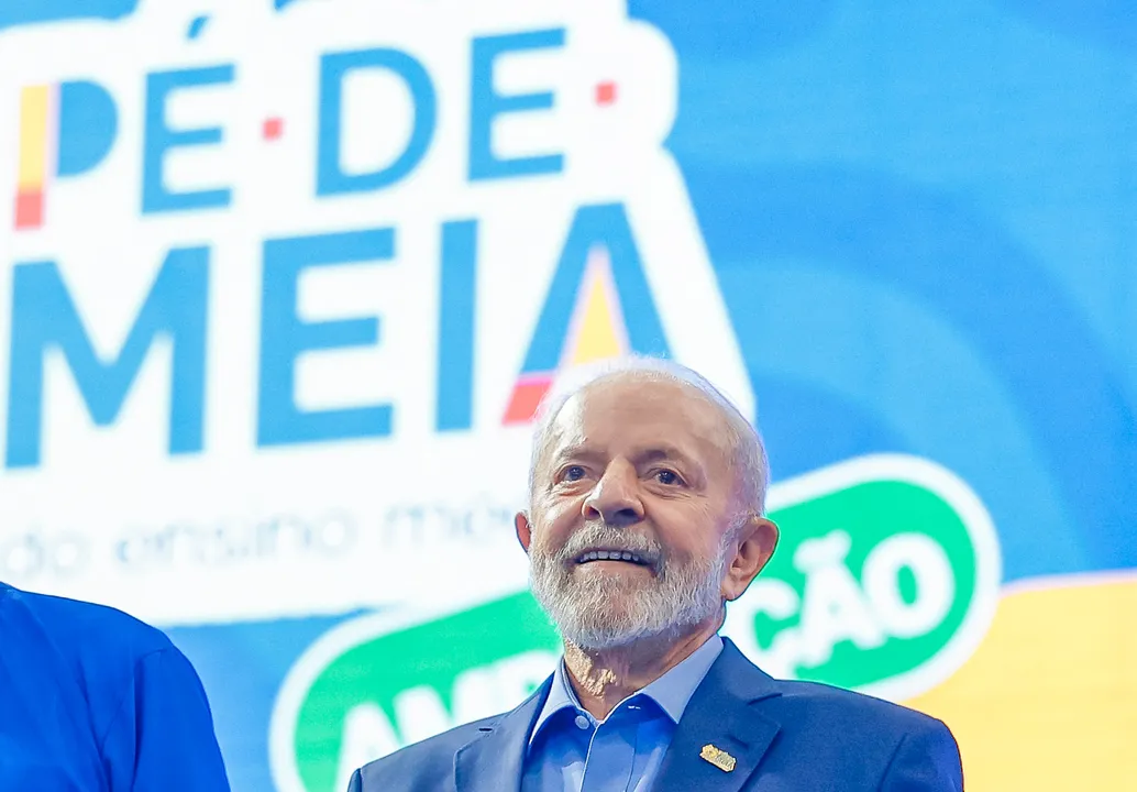 Presidente Lula (PT) durante lançamento do programa Pé-de-Meia