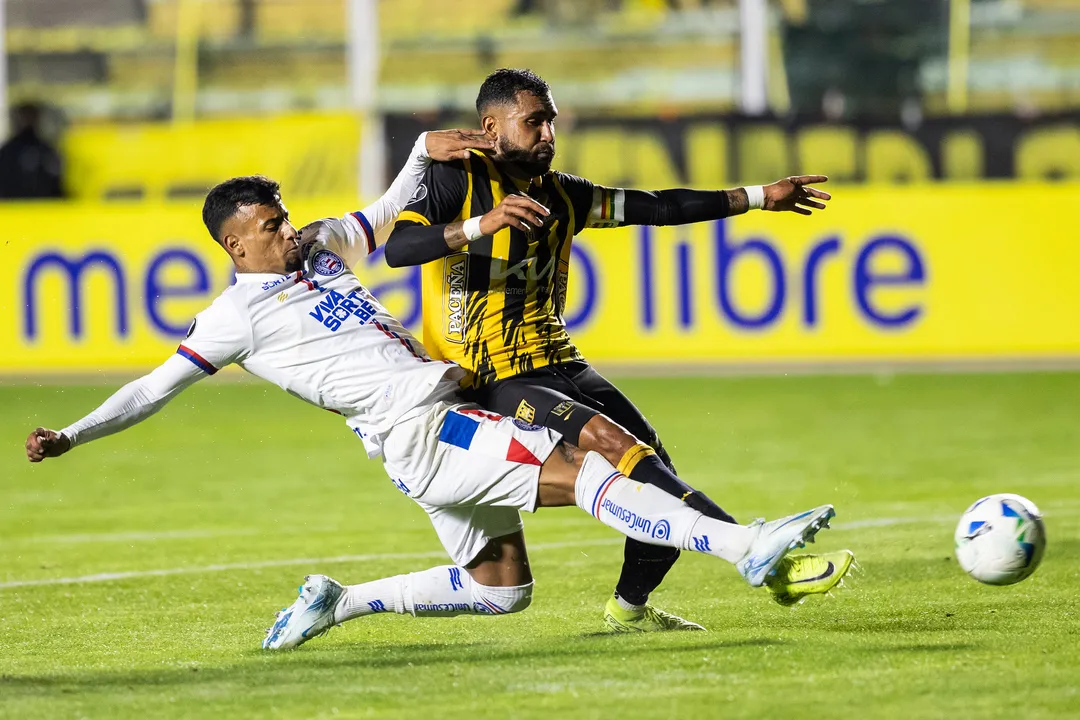 Lucho Rodríguez foi um dos destaques do Bahia na partida contra o The Strongest