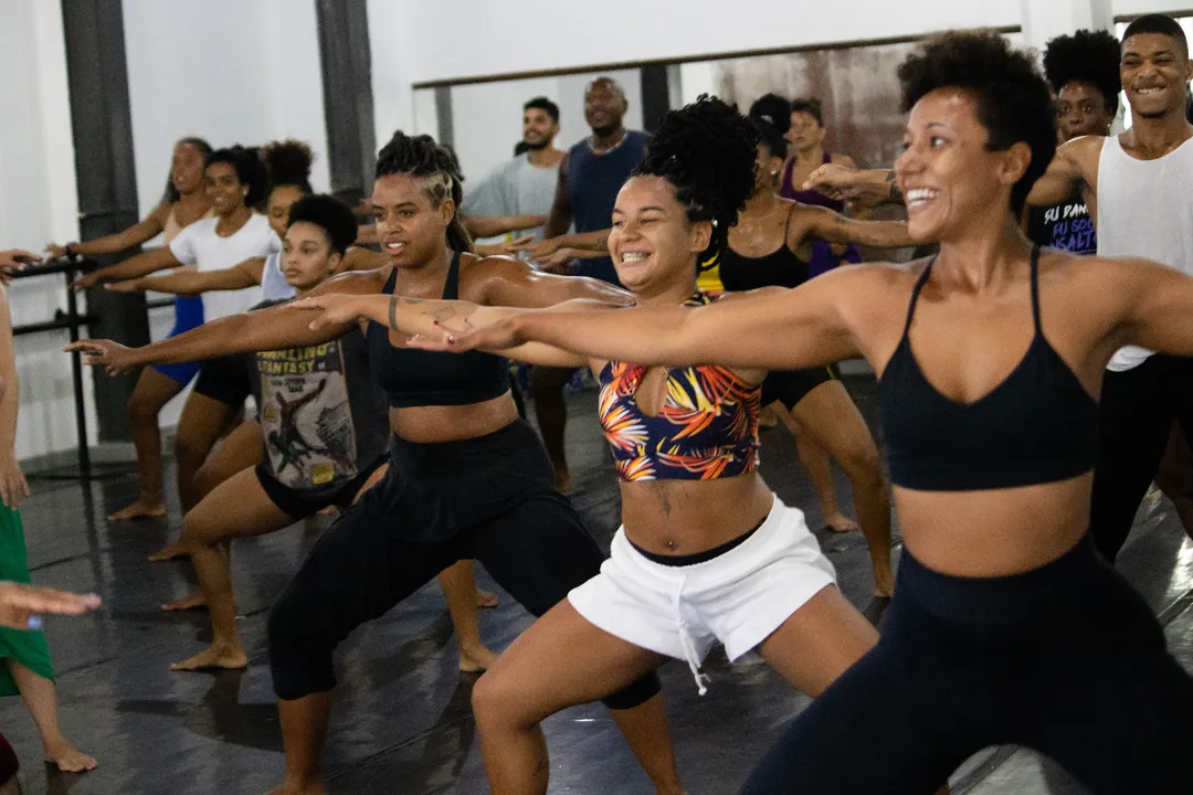 Aula de dança na Funceb