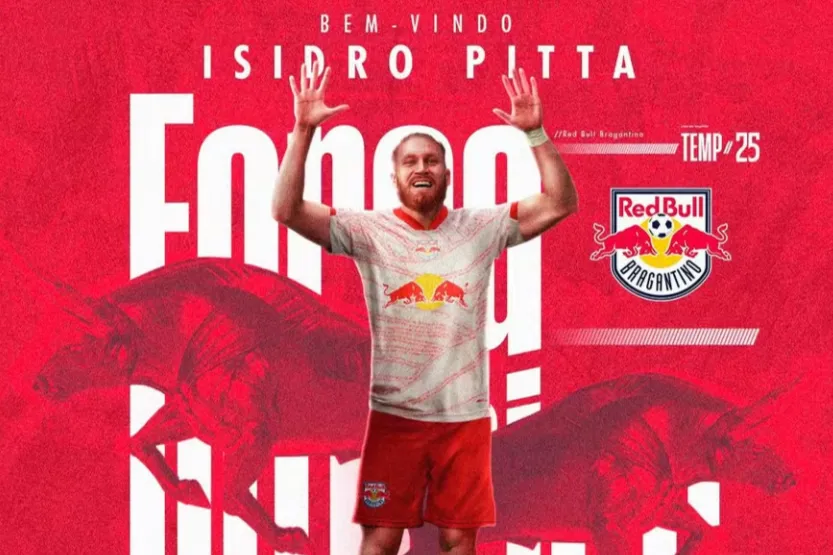 Red Bull Bragantino anuncia contratação de Isidro Pitta