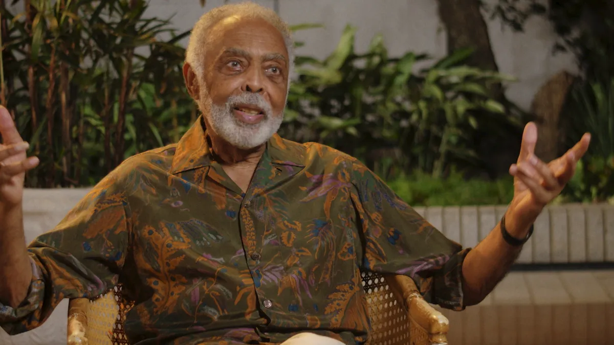 O cantor Gilberto Gil