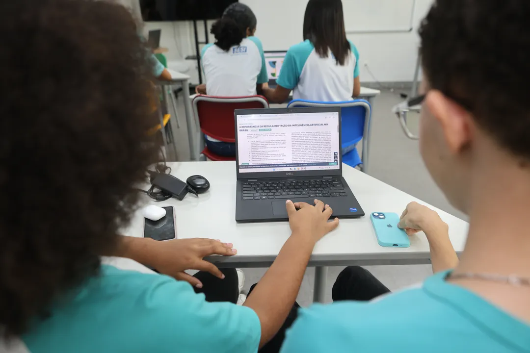 Estudantes do Sesi na Bahia