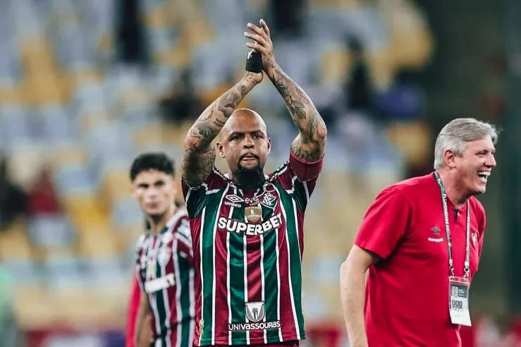 Imagem ilustrativa da imagem Fluminense oficializa saída de Felipe Melo: "Eternizado na história"