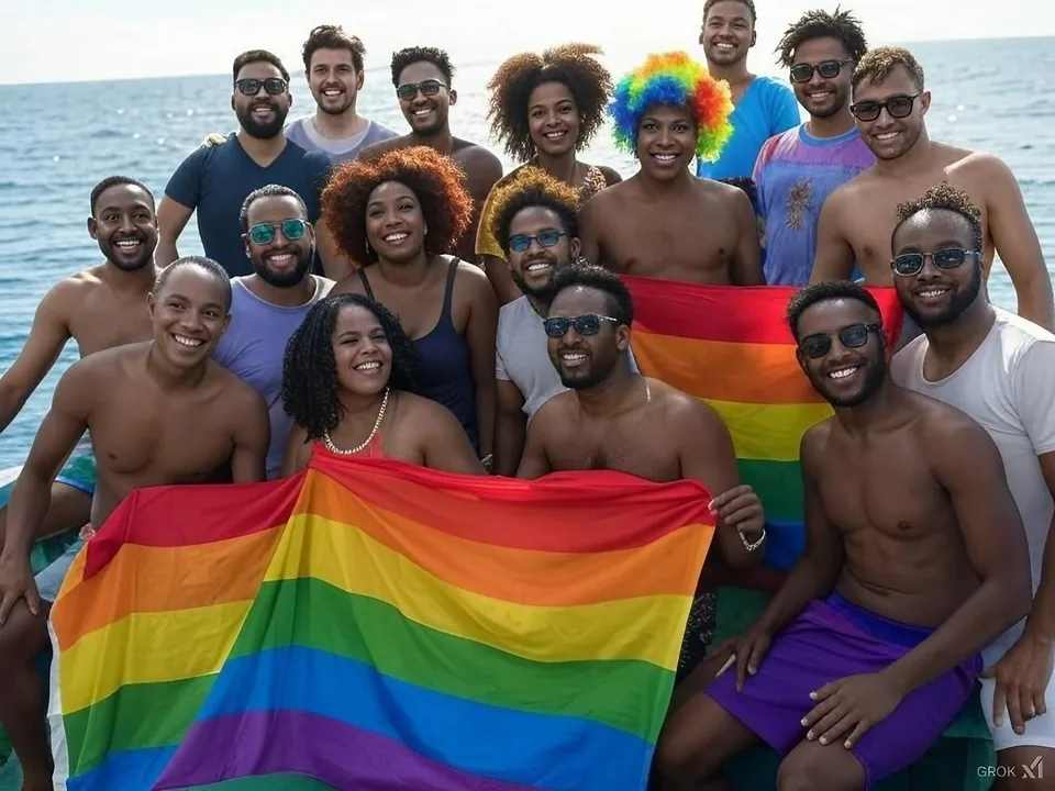 Imagem ilustrativa da imagem 'Gaymar': Salvador recebe 1ª Parada Náutica LGBTQIAPN+ do Brasil