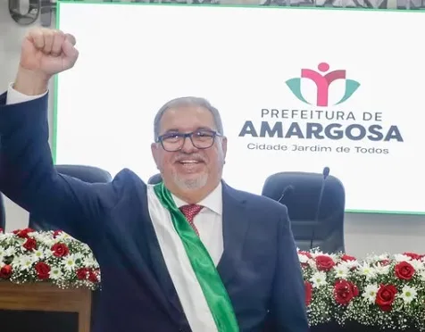 Getúlio Sampaio (PT) tomou posse como prefeito de Amargosa na quarta-feira, 1º