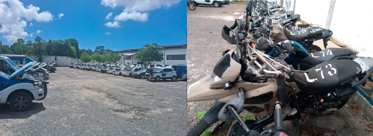 Os bens estão armazenados nos almoxarifados do estado em Salvador