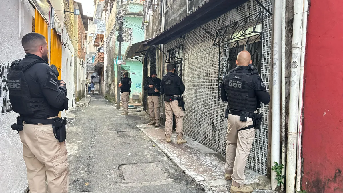 Operação Tela Fria mobiliza cerca de 130 policiais civis da Bahia e de Sergipe