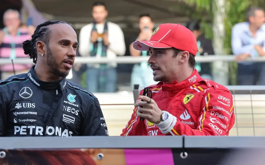 Lewis Hamilton e Charles Leclerc são eleitos como melhor dupla da Fórmula 1