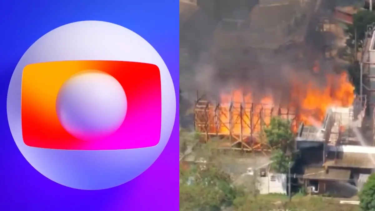 Incêndio atingiu parte dos Estúdios Globo