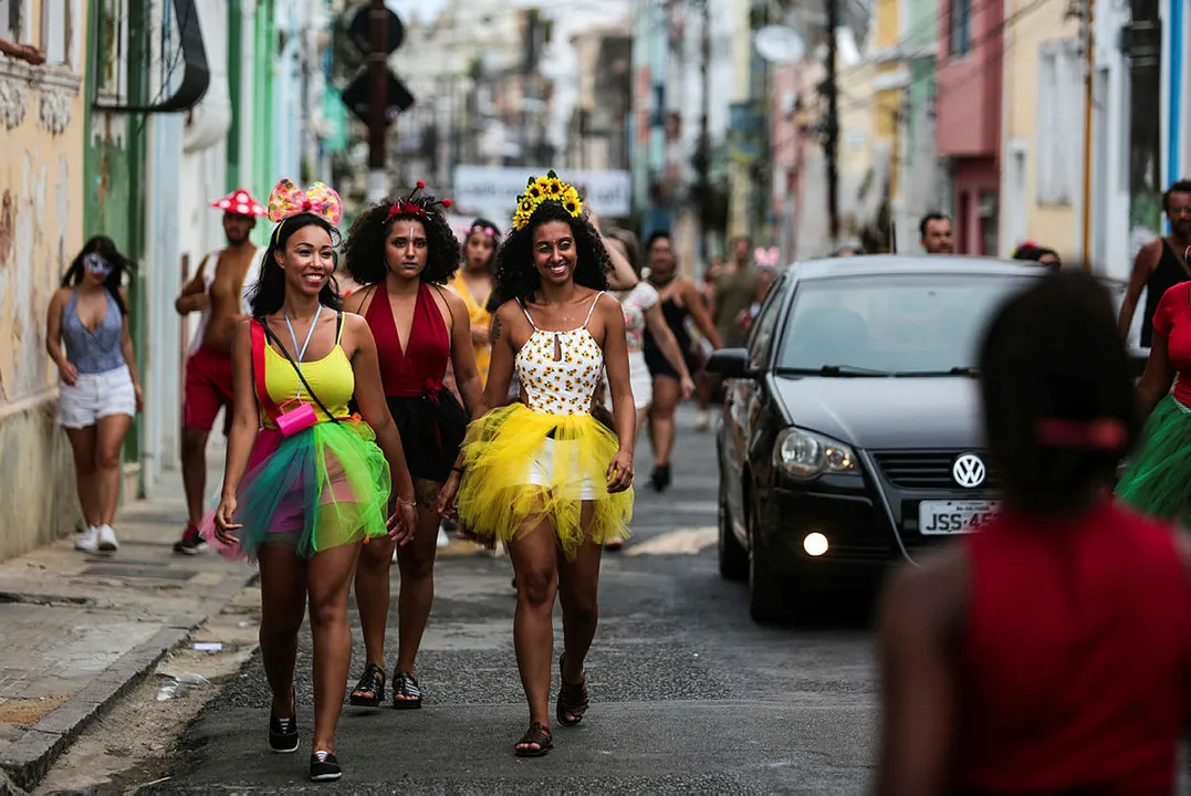 Bloco de Hoje a oito no bairro do Santo Antônio Além do Carmo