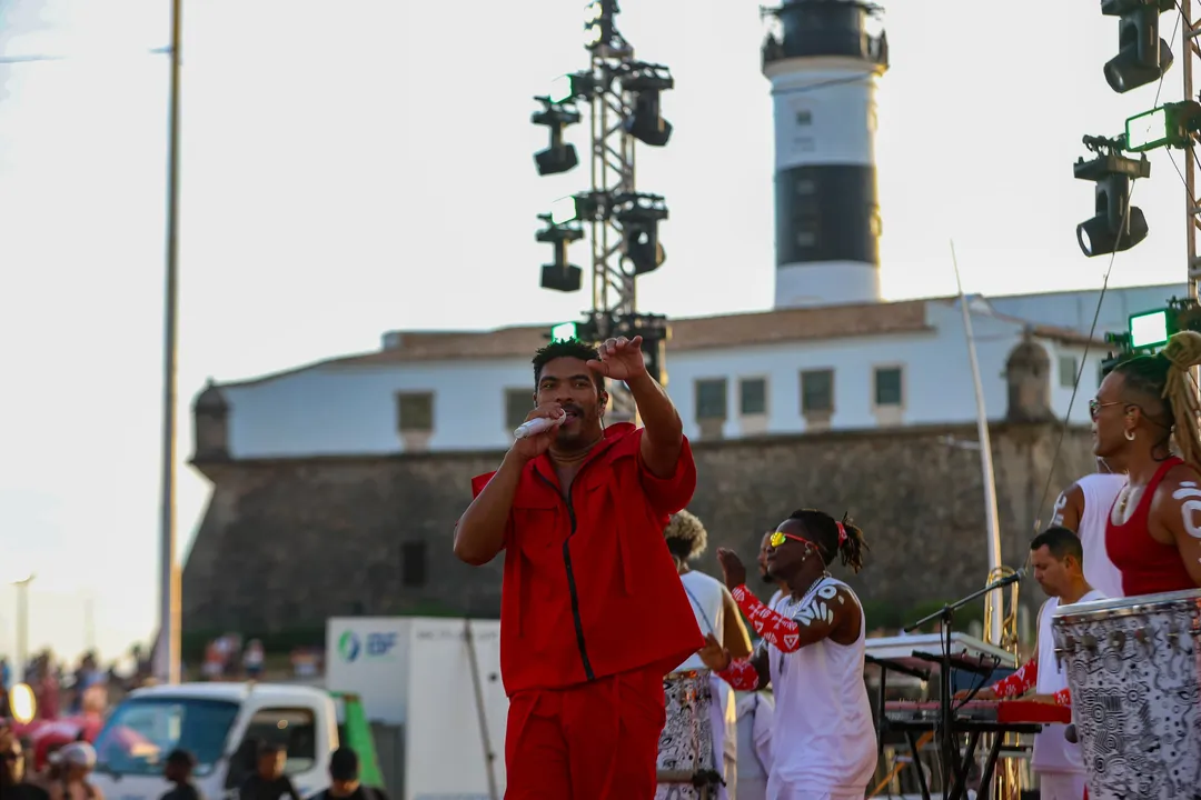 Show gratuito da Timbalada no Farol da Barra