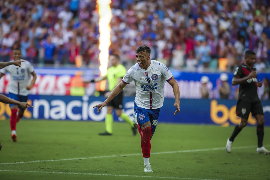 Lucho marcou o gol que colocou o Bahia na Copa Libertadores