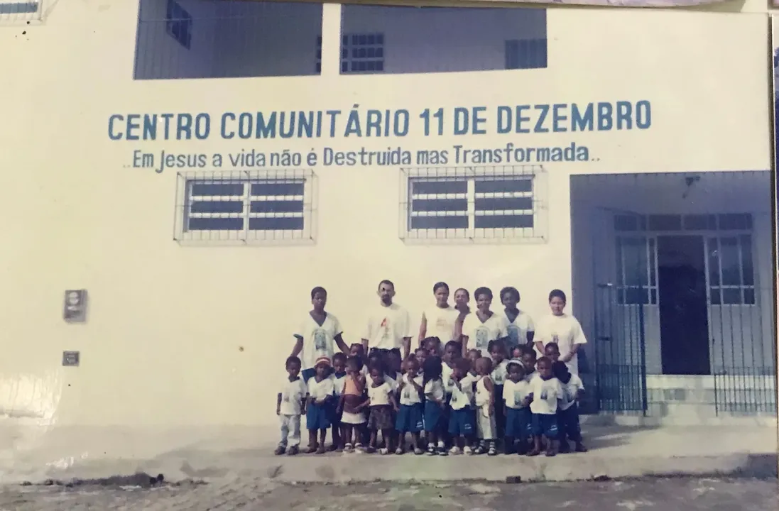 Foto antiga do Centro Comunitário/creche 11 de dezembro