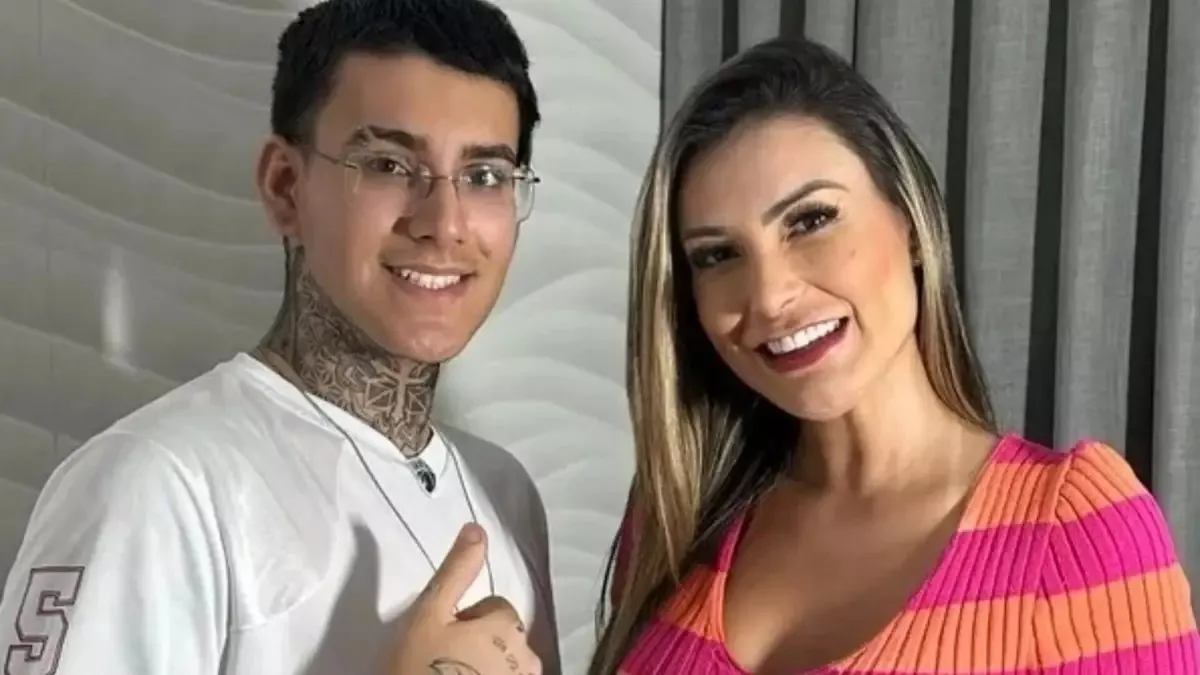 Andressa Urach é filmada por Arthur