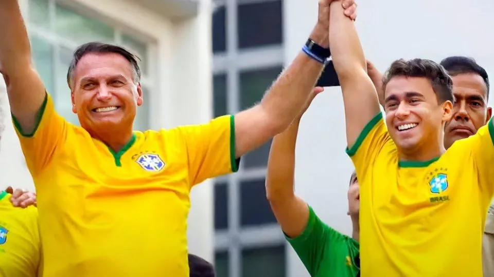 Bolsonaro e Nikolas Ferreira juntos