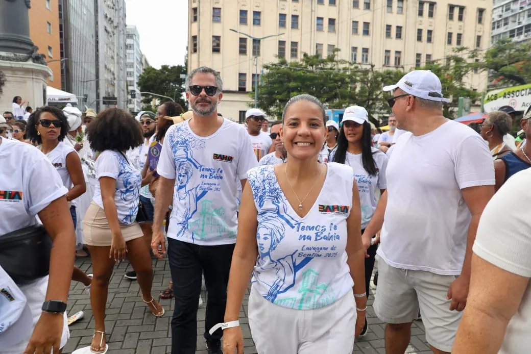 No Bonfim, Rowenna Brito celebra bom desempenho da educação baiana