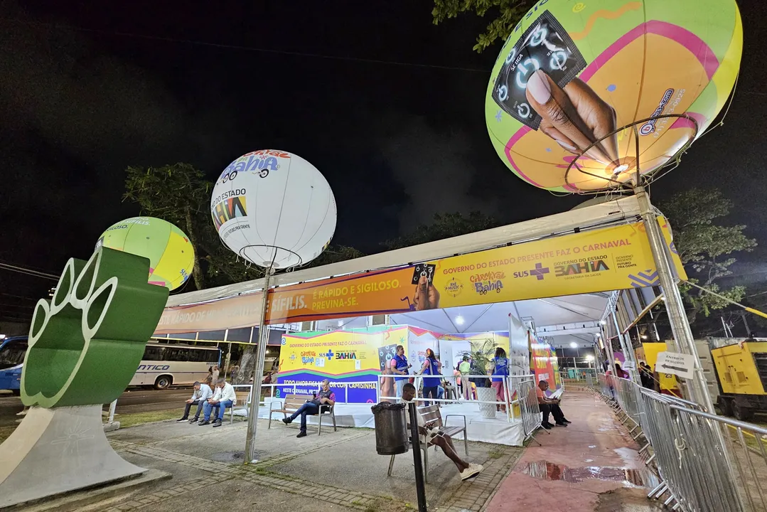 Posto de Saúde montado no circuito do Carnaval de Salvador