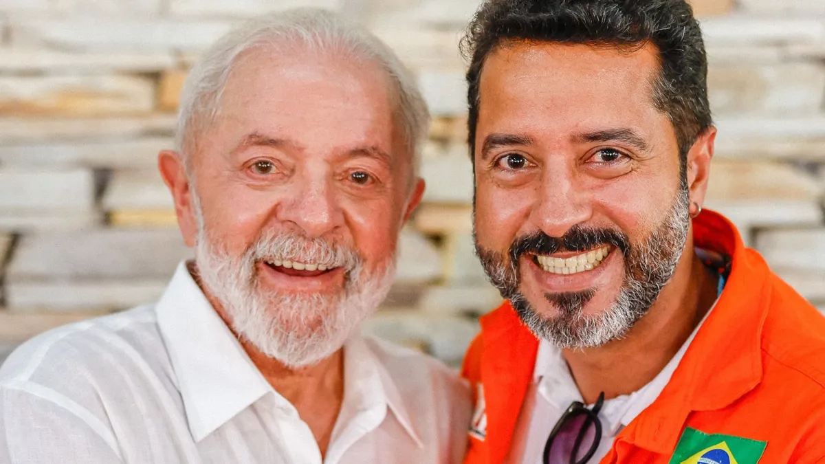 Coordenador Deyvid Bacelar e presidente Lula (PT)