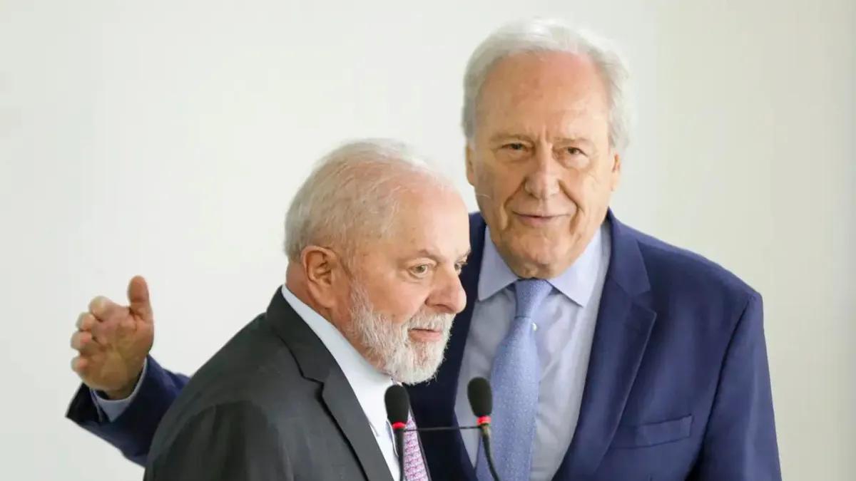 Lula e o ministro Ricardo Lewandowski