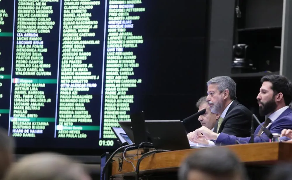 Sessão de votação na Câmara dos Deputados