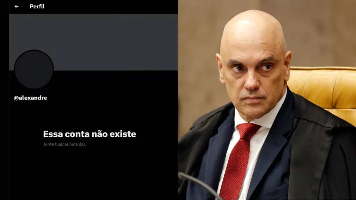 Perfil de Moraes foi desativado