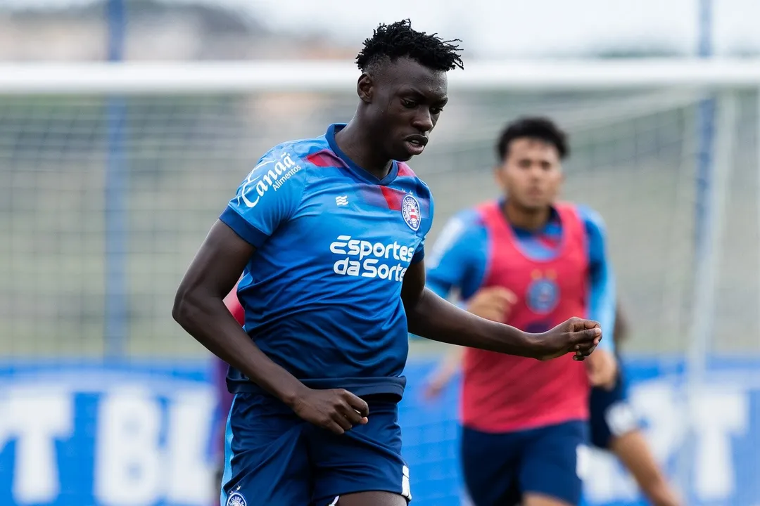 Dodô, zagueiro da equipe sub-20 do Bahia