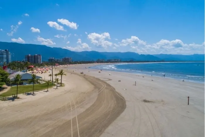 Praia Riviera, em Bertioga, no litoral de São Paulo