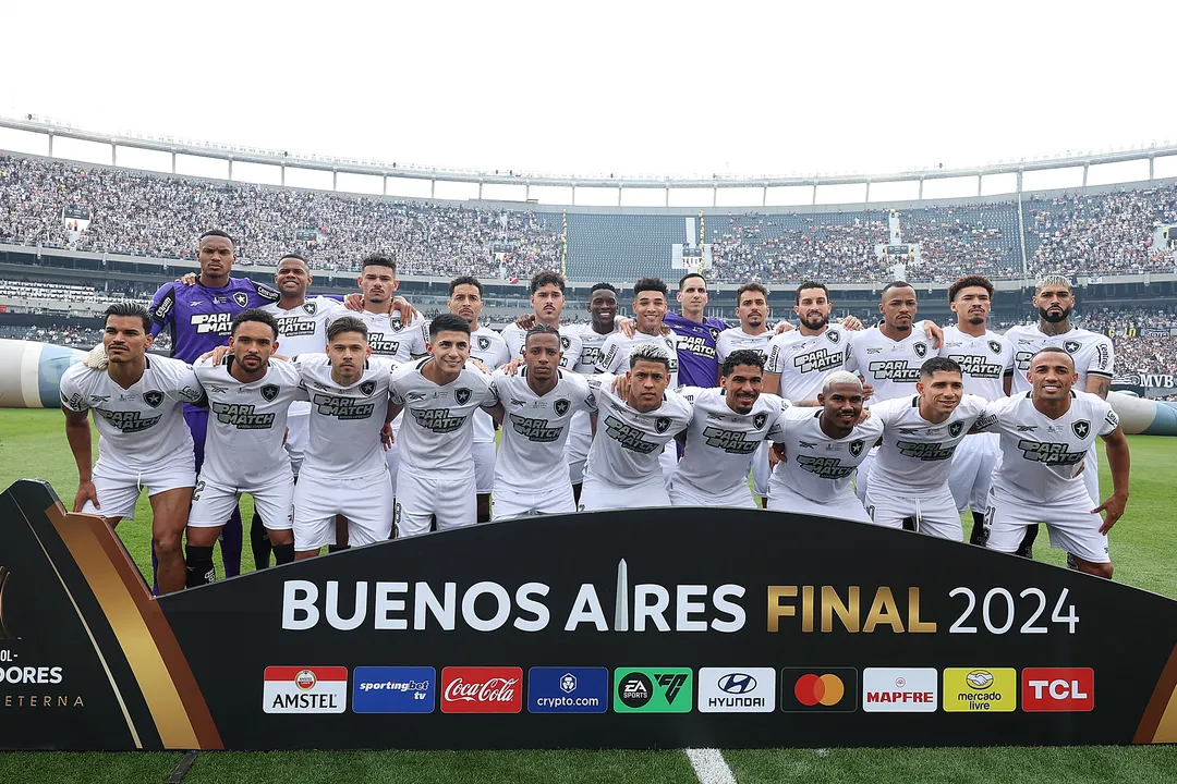 Botafogo em partida da Libertadores