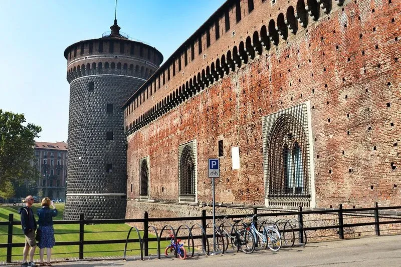 Castelo Sforzesco, sede dos Museus Cívicos de Milão.